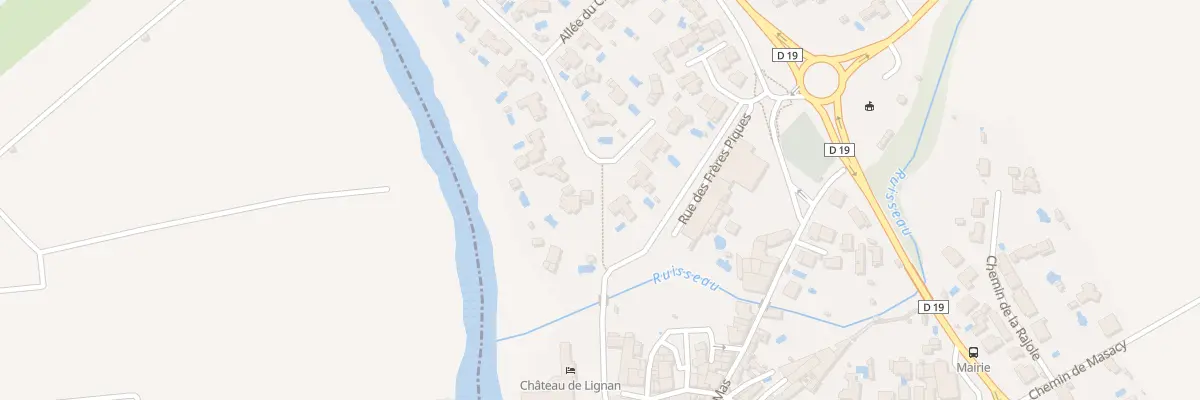 Plan du 23 All du Chardonnay à Lignan-sur-Orb