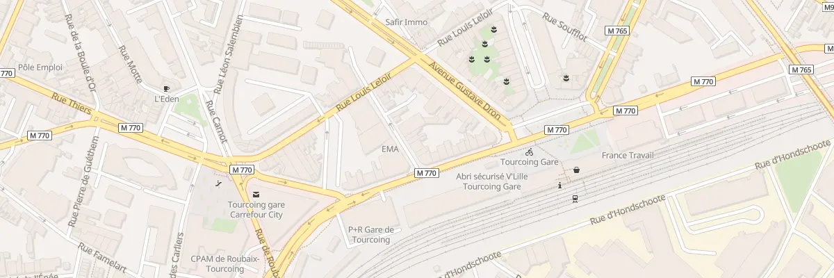 Plan du 61 Rue du Coeur Joyeux à Tourcoing