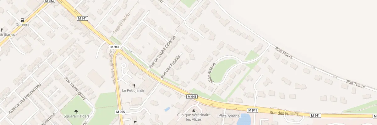 Plan du 299 Rue des Fusillés à Villeneuve-d’Ascq