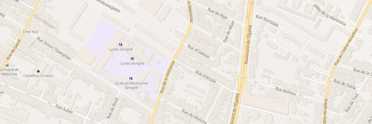 Plan du 3 Rue d’ Arcole à Tourcoing