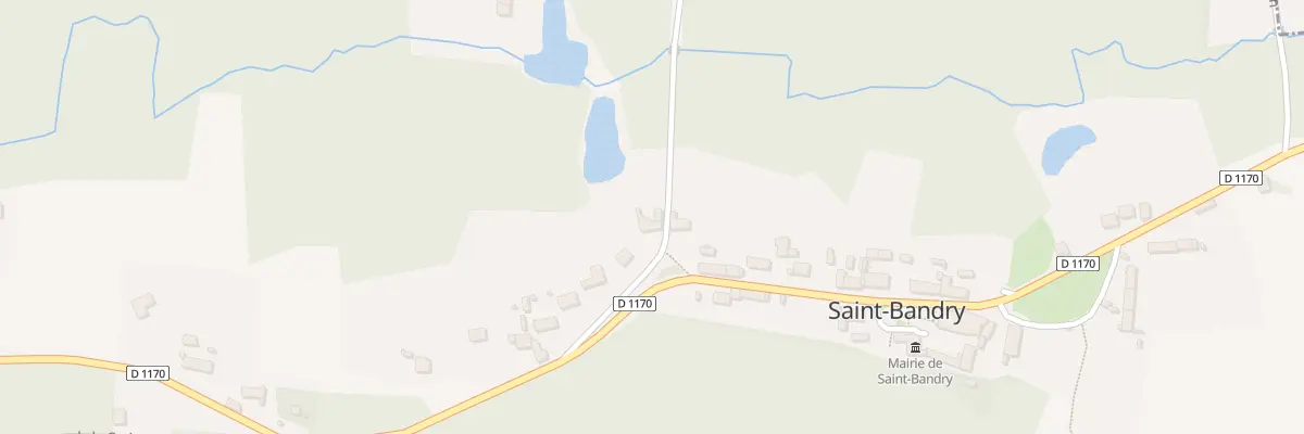 Plan du 6 Rue de la Sablonniere à Saint-Bandry