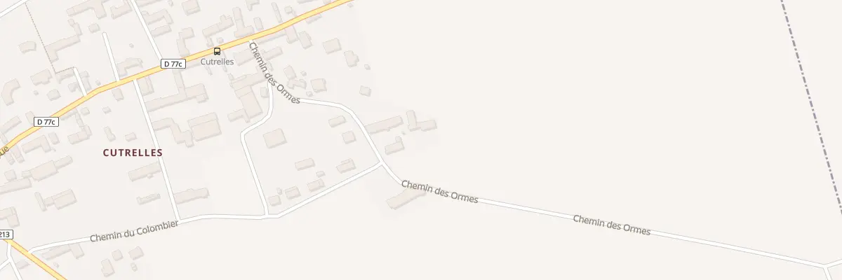 Plan du 1 Che des Ormes à Vimpelles