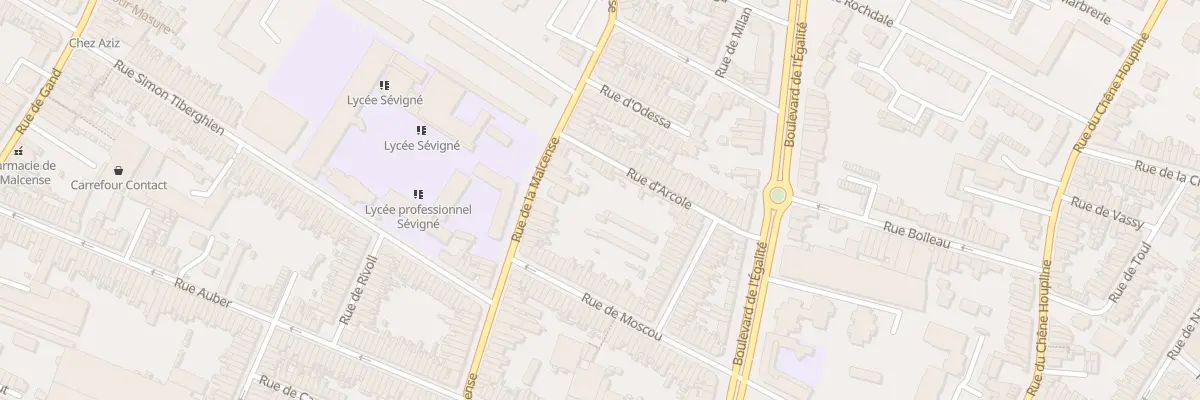Plan du 162 Rue de la Malcense à Tourcoing