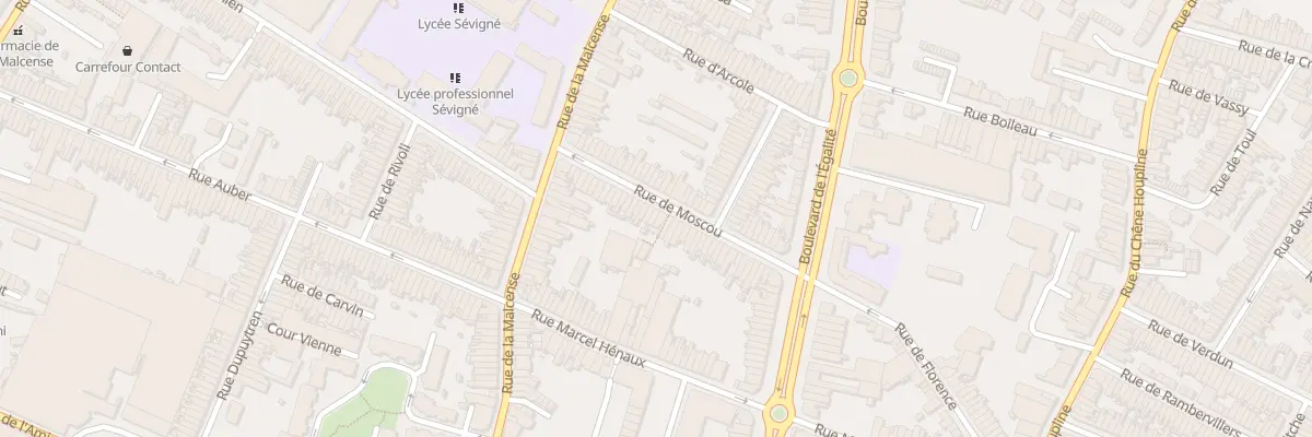 Plan du 32 Rue de Moscou à Tourcoing