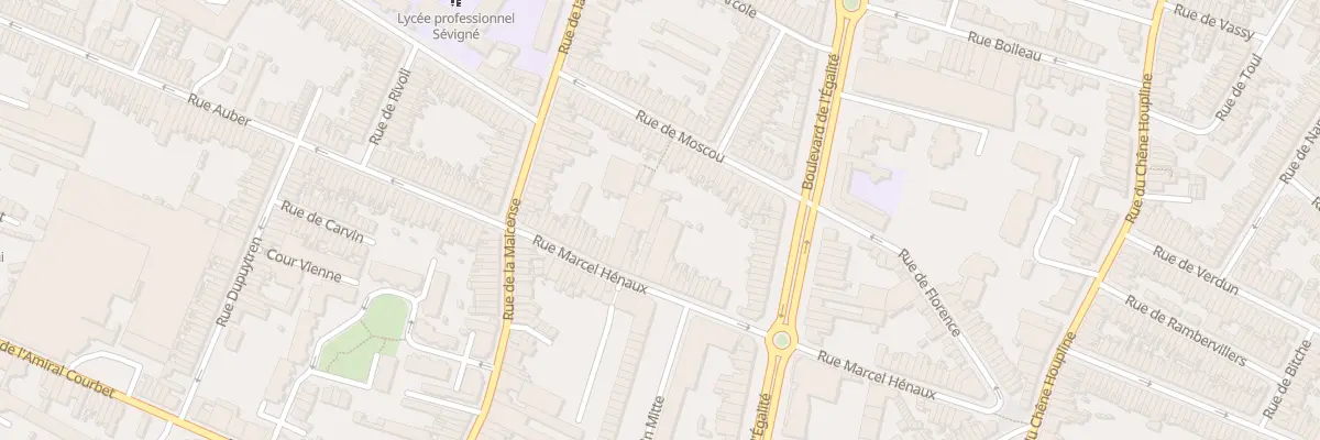 Plan du 35 Rue Marcel Hénaux à Tourcoing
