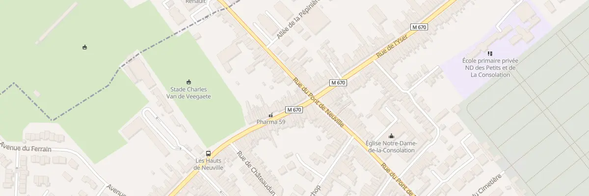 Plan du 631 Rue de Gand à Tourcoing
