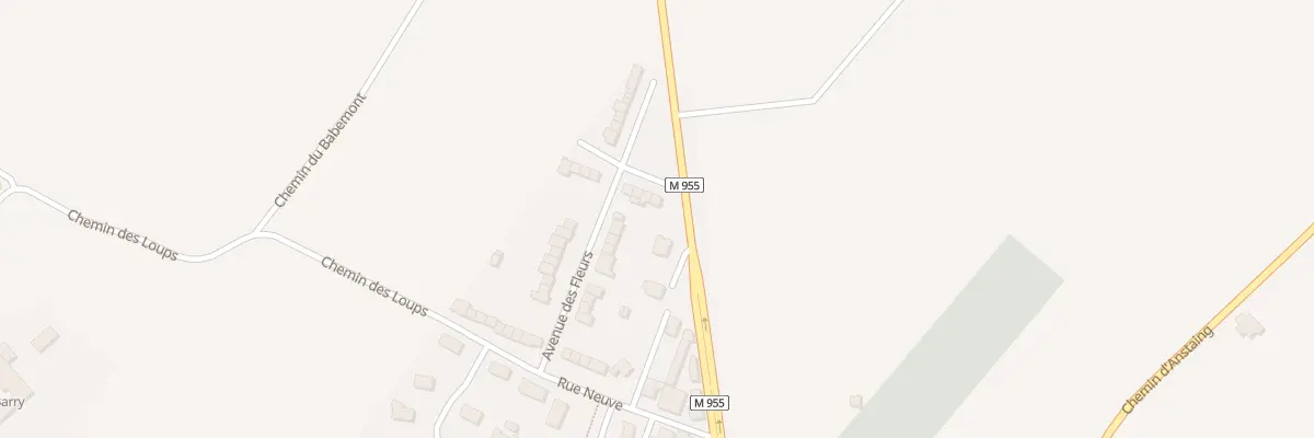 Plan du 24 Rue des Fleurs à Sainghin-en-Mélantois