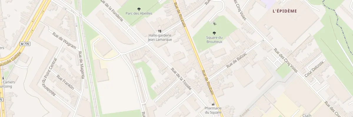 Plan du 79 Rue de la Tossée à Tourcoing
