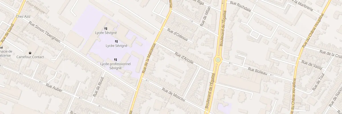 Plan du 14 Rue d’ Arcole à Tourcoing