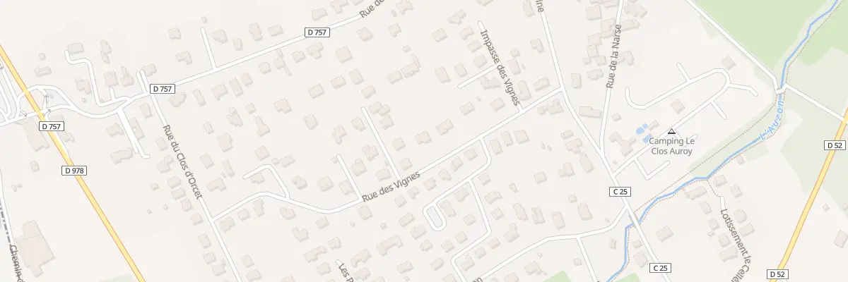 Plan du 12 Rue des Vignes à Orcet