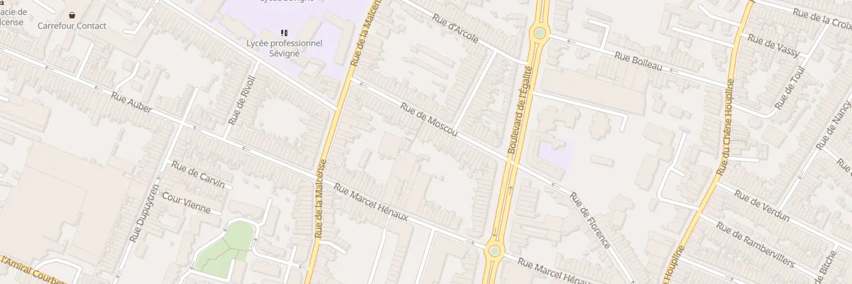 Plan du 40 Rue de Moscou à Tourcoing