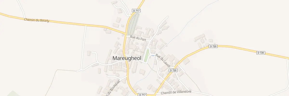 Plan du 9009 Pl de la Fontaine à Mareugheol