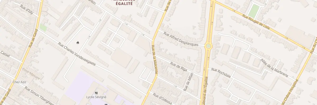 Plan du 228 Rue de la Malcense à Tourcoing
