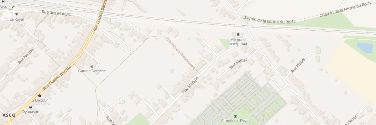 Plan du 61 Rue Mangin à Villeneuve-d’Ascq