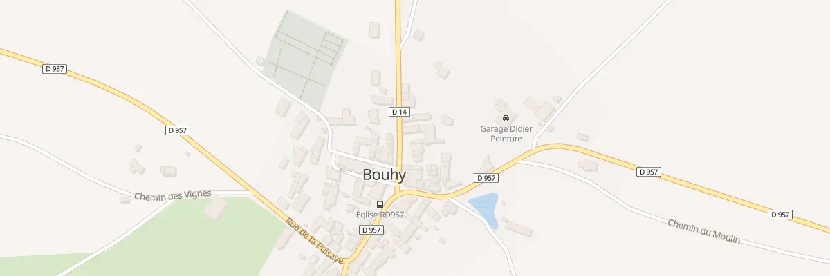 Plan du 12 Rue du Crot Barbet à Bouhy