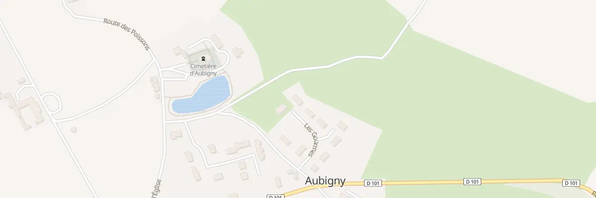 Plan du 5062 Les Gourmes à Aubigny