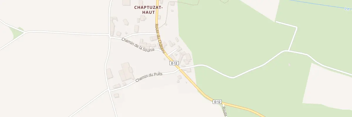 Plan du 2 Imp de la Fontaine à Chaptuzat