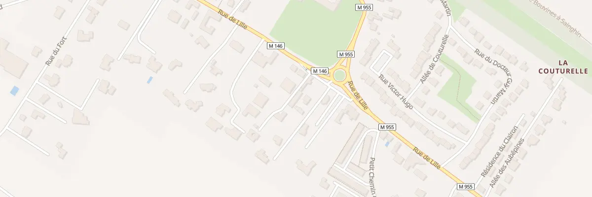Plan du 1489A Rue de Lille à Sainghin-en-Mélantois