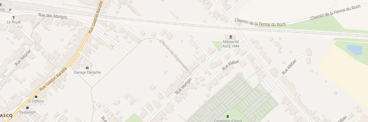 Plan du 63 Rue Mangin à Villeneuve-d’Ascq
