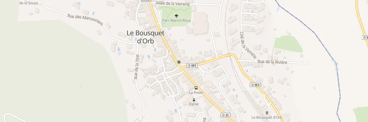 Plan du 5 Rue Roger Pons au Bousquet-d’Orb