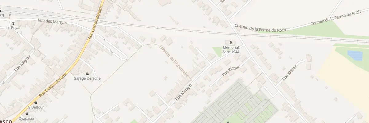 Plan du 65 Rue Mangin à Villeneuve-d’Ascq