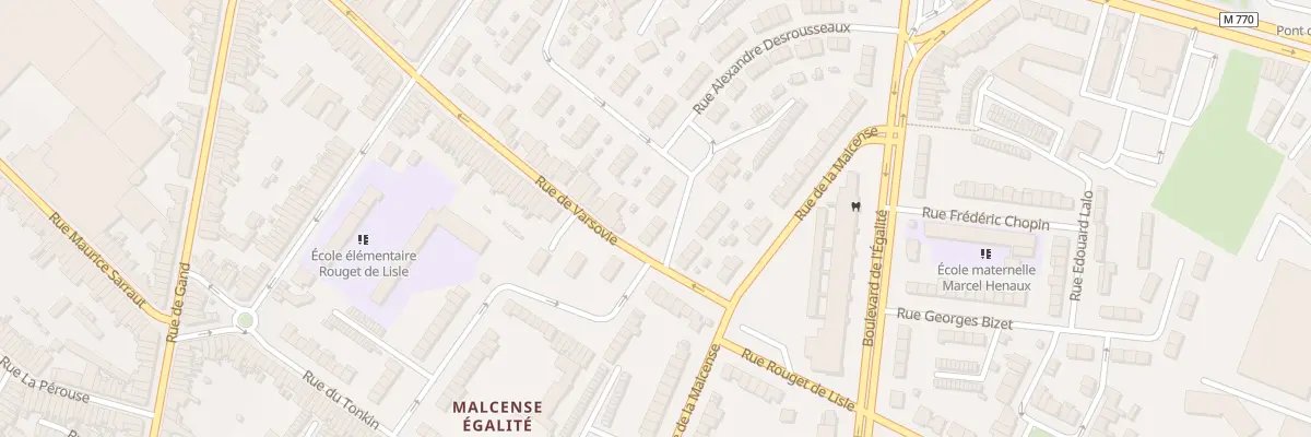 Plan du 5 Rue Alexandre Desrousseaux à Tourcoing