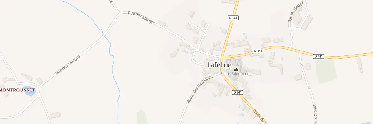 Plan du 5079 Le Bourg à Laféline