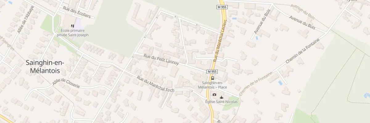 Plan du 114 Rue du Petit Lannoy à Sainghin-en-Mélantois