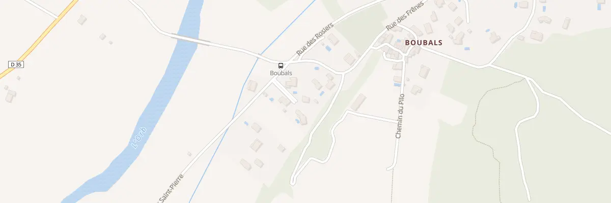 Plan du 5440F Boubals à La Tour-sur-Orb