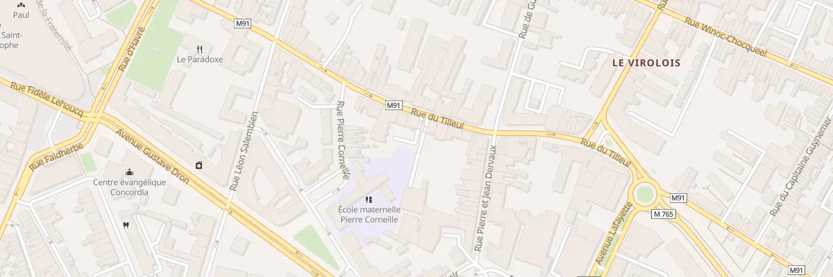 Plan du 20 Rue du Tilleul à Tourcoing