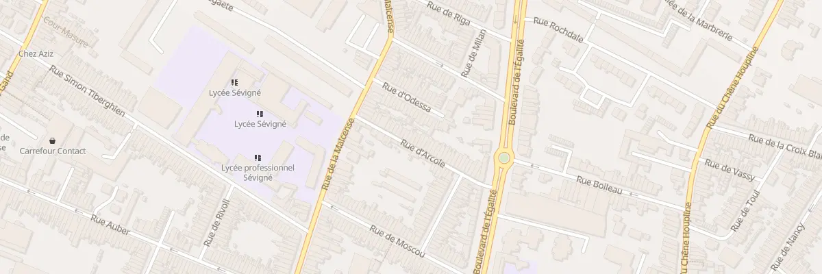 Plan du 21 Rue d’ Arcole à Tourcoing