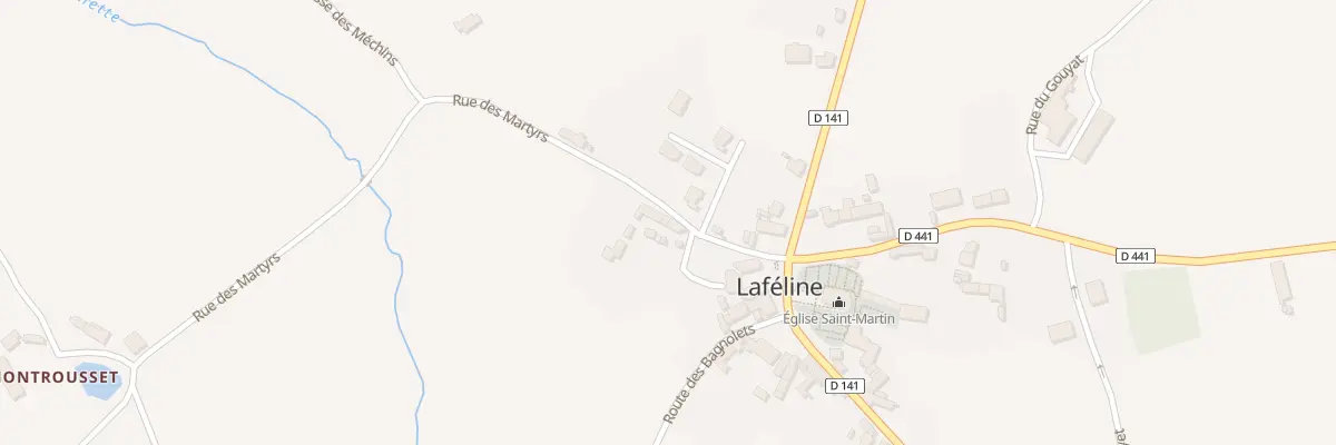 Plan du 5079A Le Bourg à Laféline