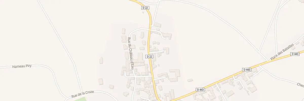 Plan du 1 Imp de la Garde à Aubiat