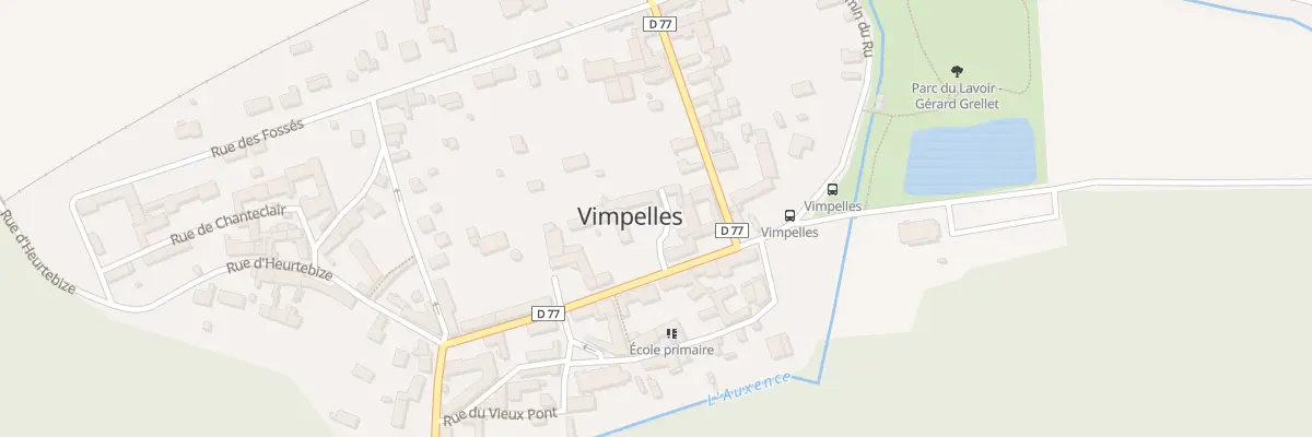 Plan du 4 Cour du Parlement à Vimpelles