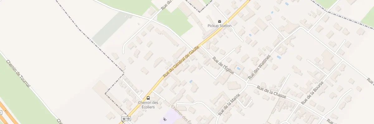 Plan du 204 Rue du Gen de Gaulle à Péronne-en-Mélantois