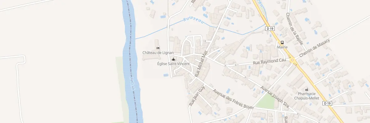 Plan du 9 Rue des Frères Laissac à Lignan-sur-Orb