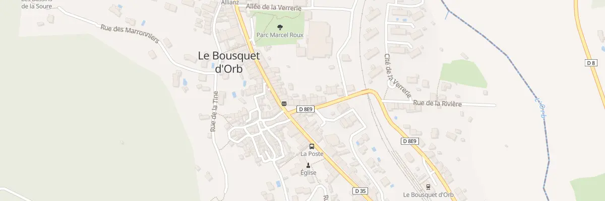 Plan du 11 Rue Roger Pons au Bousquet-d’Orb