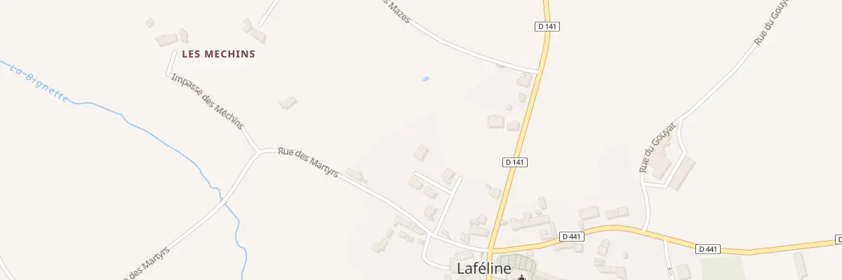 Plan du 4 Imp du Breuil à Laféline