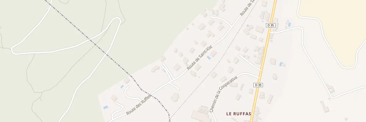 Plan du 38 Rte de St Xist au Bousquet-d’Orb