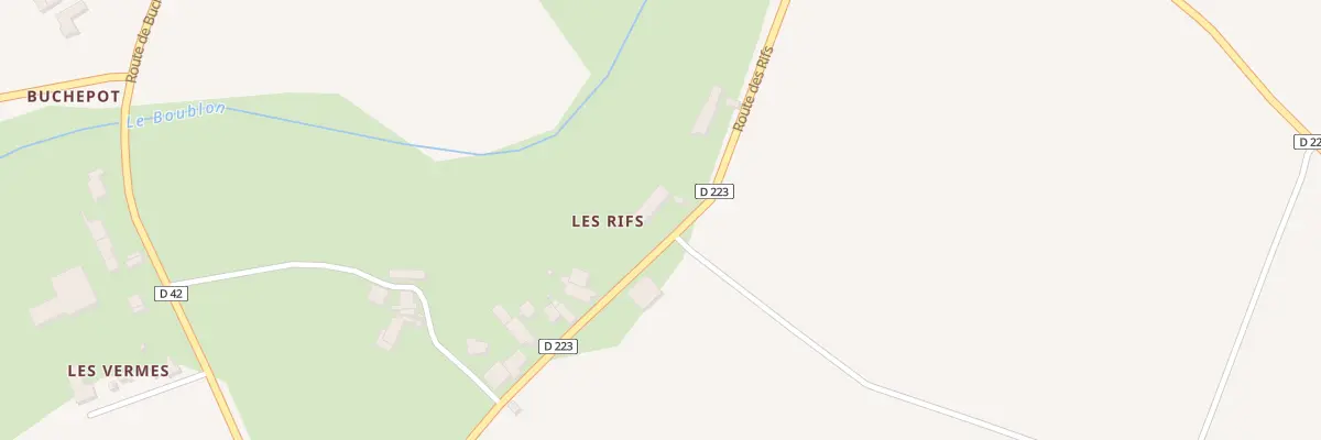 Plan du 25 Rte des Rifs à Taxat-Senat