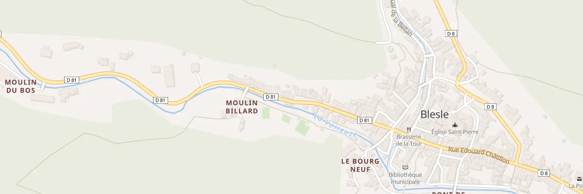 Plan du 5156 Rue de la Bonale à Blesle