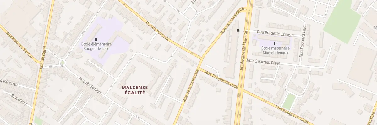 Plan du 3 Rue de Varsovie à Tourcoing