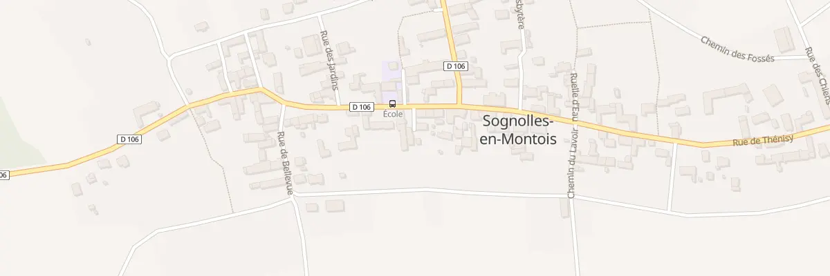 Plan du 4 Che des Murgers à Sognolles-en-Montois
