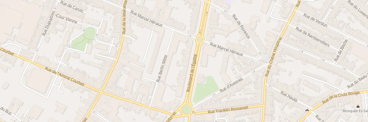 Plan du 45 Bd de l’ Egalité à Tourcoing