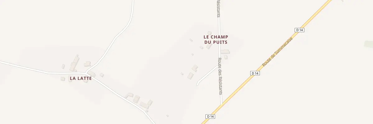Plan du 13 Rte des Résistants à Charny Orée de Puisaye