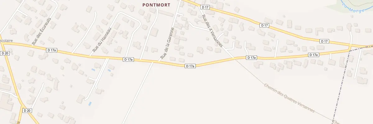 Plan du 31 Rue de Bellevue - Pontmort à Chambaron sur Morge