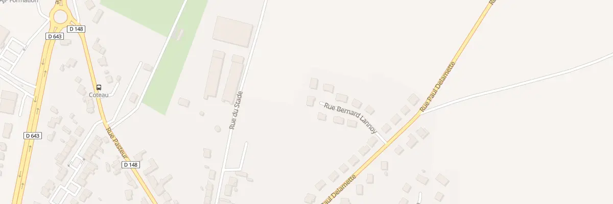 Plan du 7 Rue Bernard Lannoy à Aubigny-au-Bac