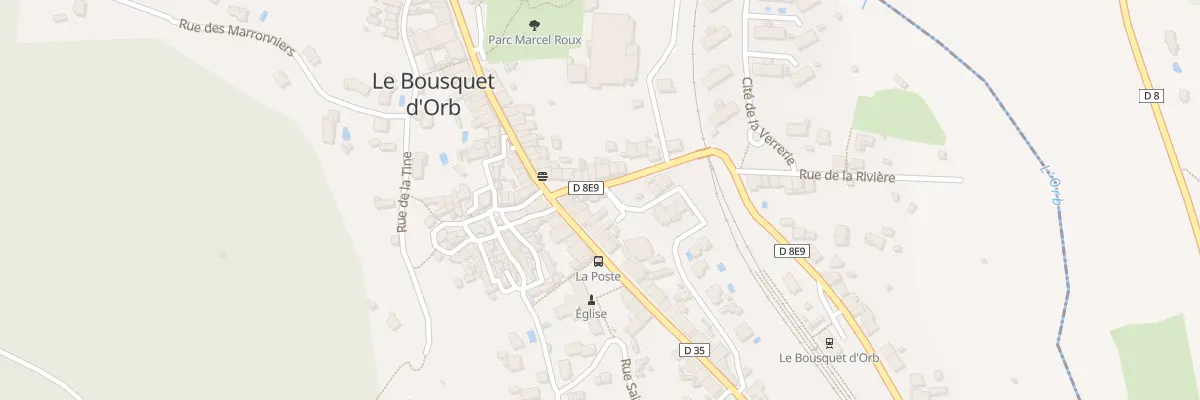 Plan du 6 Rue Roger Pons au Bousquet-d’Orb