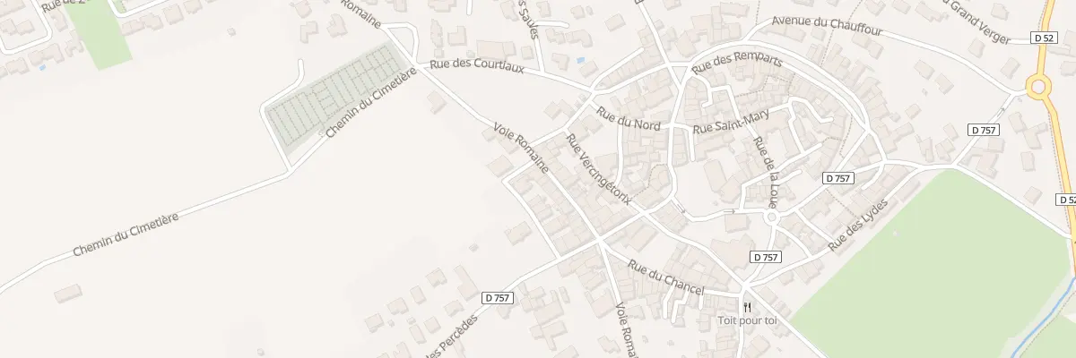 Plan du 28 Voie Romaine à Orcet