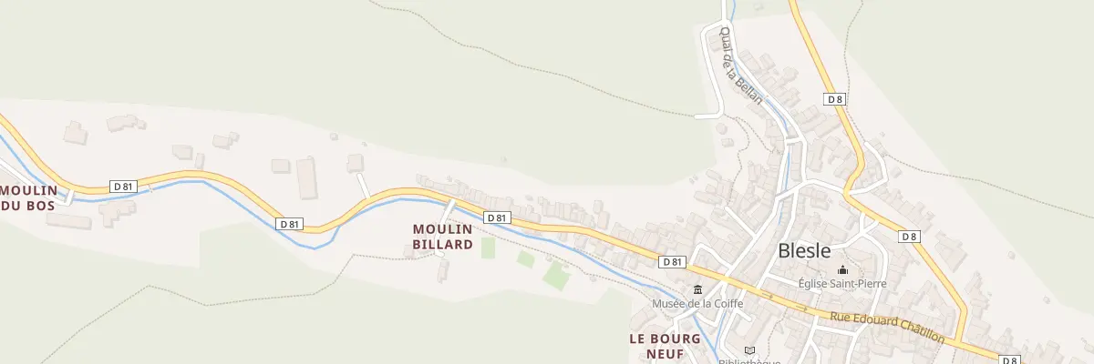 Plan du 5154 Rue de la Bonale à Blesle